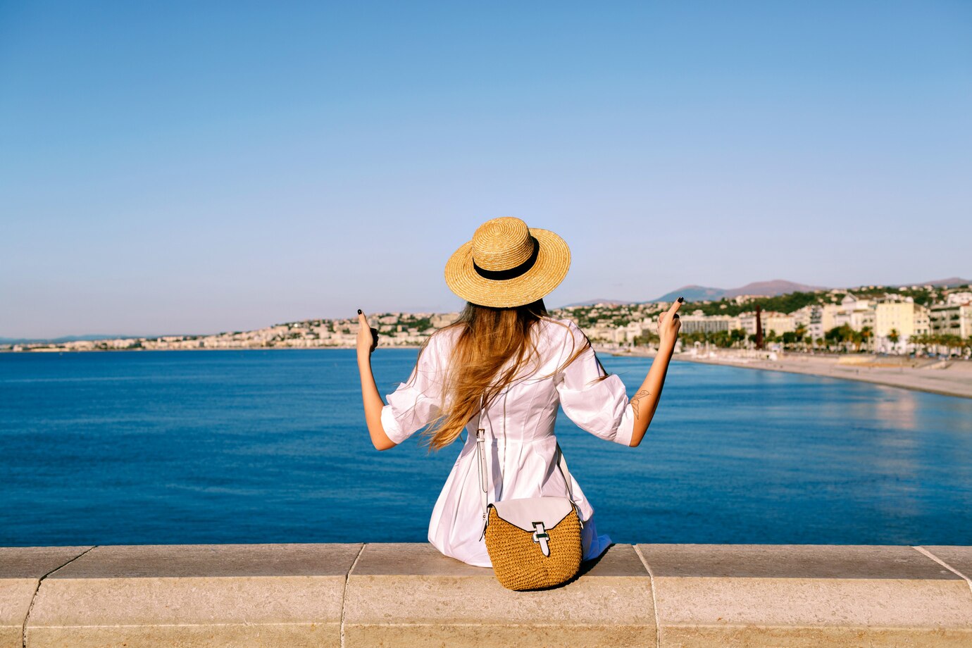 girl on french riviera